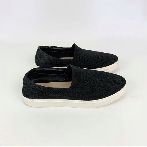 Aldo Women's Black Knit Platform Slip On Sneakers - Picture 7 of 8